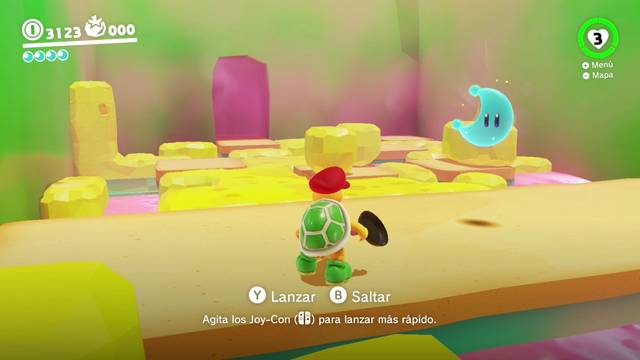 Super Mario Odyssey - Reino de los Fogones - Energilunas 44 y 43 - Energiluna 43
