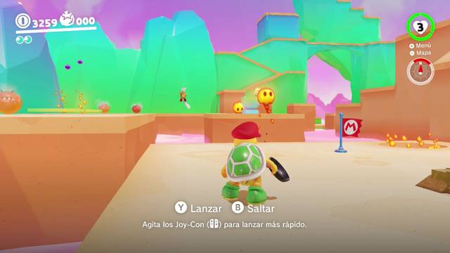 Super Mario Odyssey - Reino de los Fogones - Energiluna 17 - Hermano Martillo