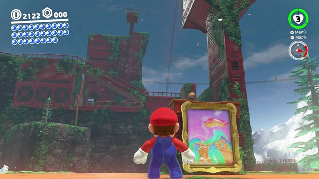 Super Mario Odyssey - Reino de los Fogones - Energiluna 47 - Pintura