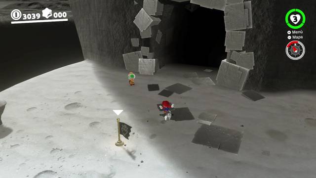 Super Mario Odyssey - Reino Luna - Jefe final: Bowser - Cueva bajo la iglesia