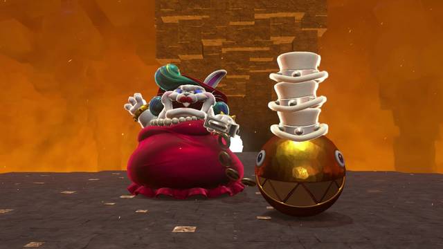 Super Mario Odyssey - Reino Luna - Jefe final: Bowser - Madame Broode