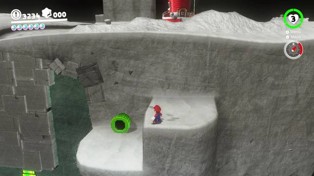 Super Mario Odyssey - Reino Luna - Energiluna 2 - Tubera