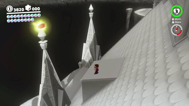 Super Mario Odyssey - Reino Luna - Energiluna 3 - Cappy