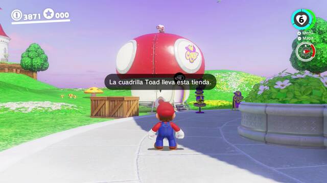 Super Mario Odyssey - Reino Champin - Energiluna 18 - Capitn Toad