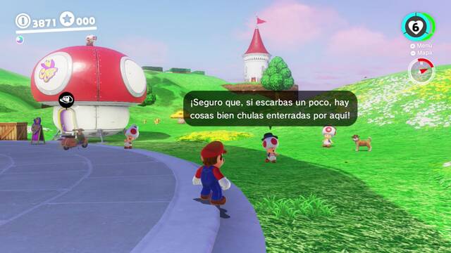 Super Mario Odyssey - Reino Champin - Energiluna 10 - Perro