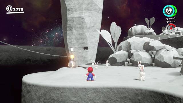 Super Mario Odyssey - Cara oculta de la luna - Energiluna 1 - Madriguera