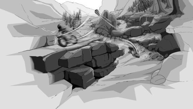 LQPS - Bocetos e ilustraciones del Road Rash de EA North West -