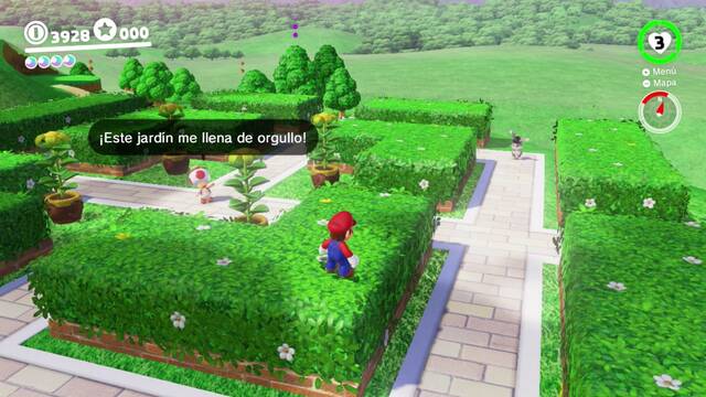 Super Mario Odyssey - Reino Champin - Energiluna 3 - Conejo