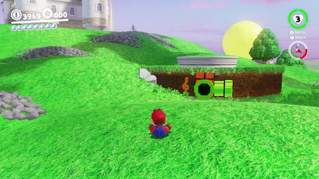 Super Mario Odyssey - Reino Champin - Energiluna 11 - Zona 2D