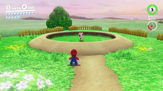 Super Mario Odyssey - Reino Champin - Energiluna 12 - Toad pastor