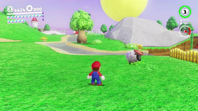 Super Mario Odyssey - Reino Champin - Energiluna 12 - Oveja 1