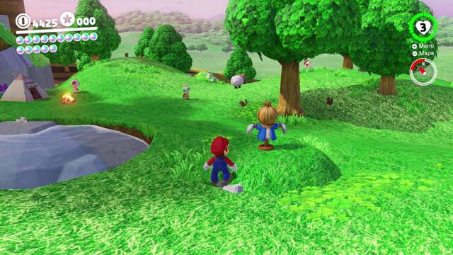 Super Mario Odyssey - Reino Champin - Energiluna 12 - Oveja 4