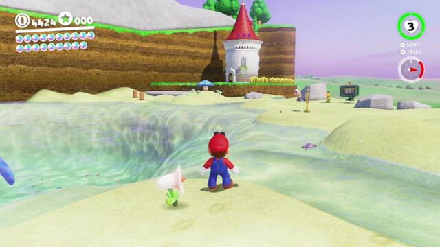 Super Mario Odyssey - Reino Champin - Energilunas 21 y 22 - Carreras de Koopa