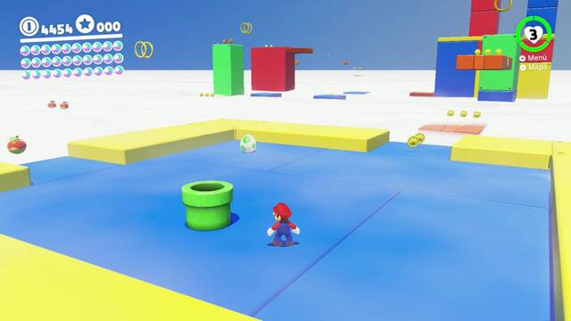 Super Mario Odyssey - Reino Champin - Energilunas 29 y 30 - Prueba mar de nubes