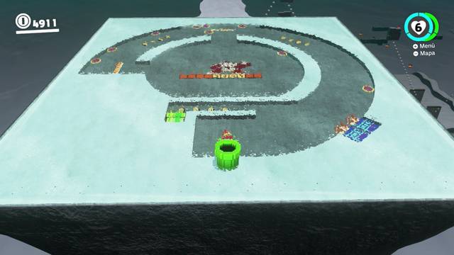 Super Mario Odyssey - Cara más oculta de la luna - Energiluna 1 - Zona de Donkey Kong