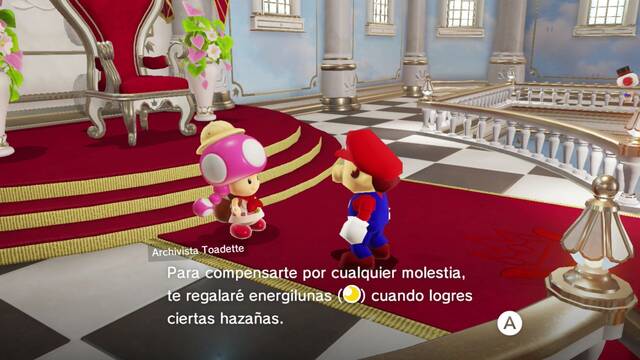 Super Mario Odyssey - Reino Champin - Energilunas 44 a 104 - Logros
