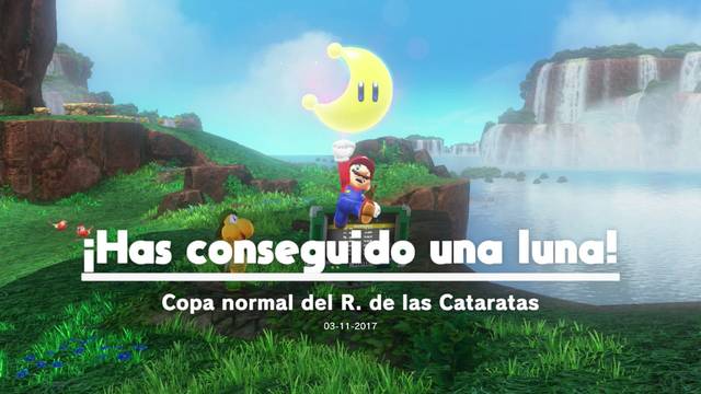 Super Mario Odyssey - Reino de las Cataratas - Energilunas 22 y 23 - Energiluna 22