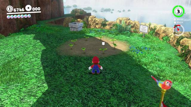 Super Mario Odyssey - Reino de las Cataratas - Energilunas 38 y 37 - Prueba