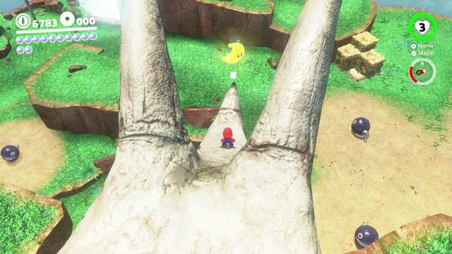 Super Mario Odyssey - Reino de las Cataratas - Energilunas 30 - Energiluna 30