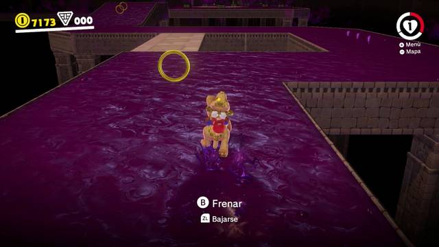 Super Mario Odyssey - Reino de las Arenas - Monedas moradas Lago venenoso - Monedas moradas 55 57
