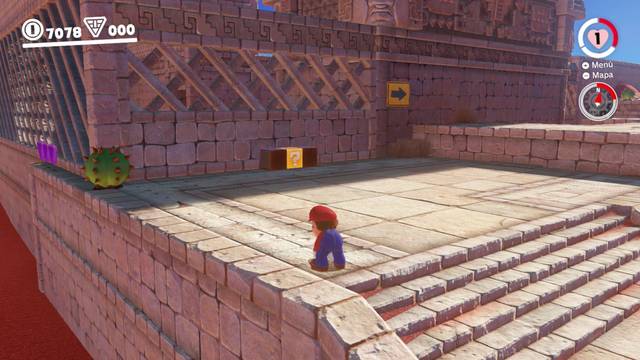 Super Mario Odyssey - Reino de las Arenas - Monedas moradas Ruinas centrales - Monedas moradas 34 36