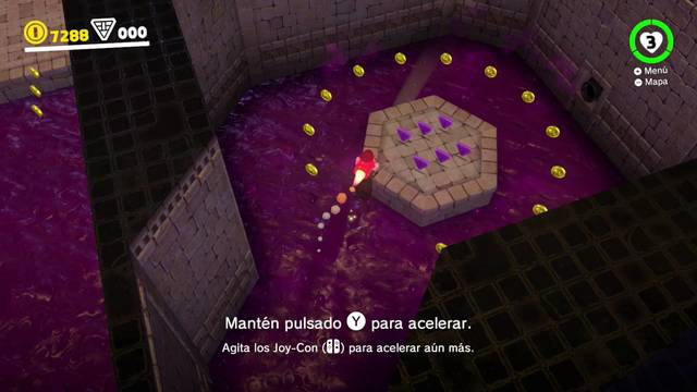 Super Mario Odyssey - Reino de las Arenas - Monedas moradas Zona norte - Monedas moradas 73 78