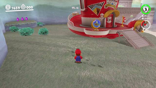 Super Mario Odyssey - Reino del Lago - Monedas moradas Zona inicial - Monedas moradas 1 3