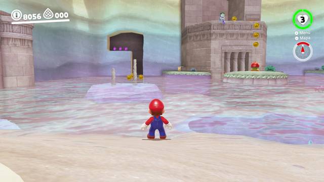 Super Mario Odyssey - Reino del Lago - Monedas moradas Zona inicial - Monedas moradas 10 12