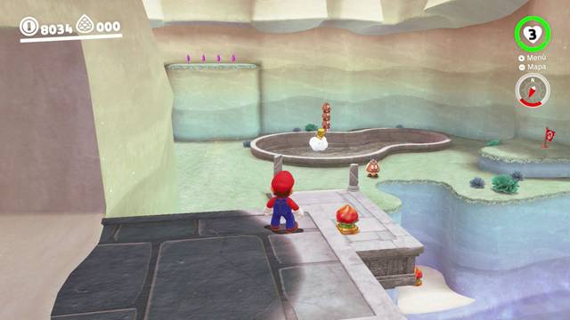 Super Mario Odyssey - Reino del Lago - Monedas moradas Lago principal - Monedas moradas 17 20