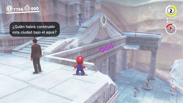 Super Mario Odyssey - Reino del Lago - Monedas moradas Lago principal - Monedas moradas 27 29