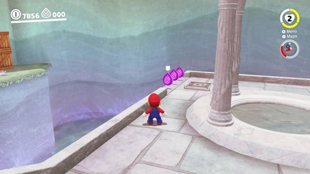 Super Mario Odyssey - Reino del Lago - Monedas moradas Lago principal - Monedas moradas 33 35