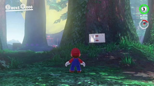 Super Mario Odyssey - Reino Arbolado - Energiluna 50 - Pista artística