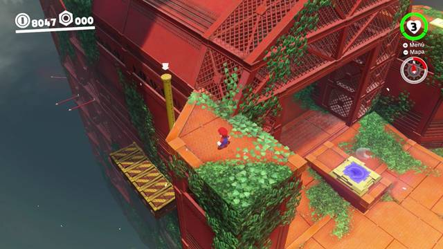 Super Mario Odyssey - Reino Arbolado - Energiluna 51 - Camino secundario