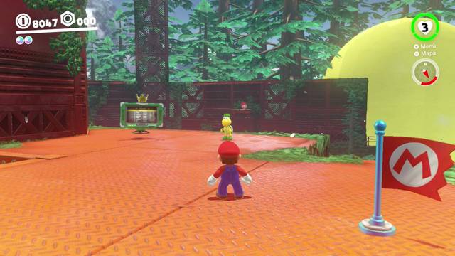 Super Mario Odyssey - Reino Arbolado - Energilunas 53 y 69 - Koopa