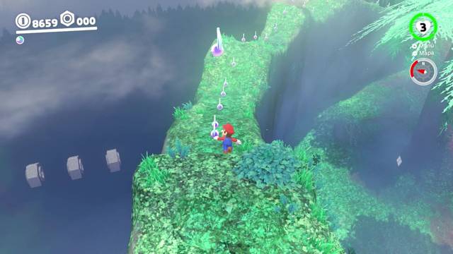 Super Mario Odyssey - Reino Arbolado - Energiluna 67 - Notas musicales