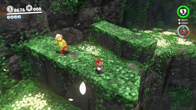 Super Mario Odyssey - Reino Arbolado - Energiluna 64 - Hermano Fuego