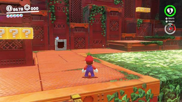 Super Mario Odyssey - Reino Arbolado - Energilunas 76 y 75 - Entrada a la prueba