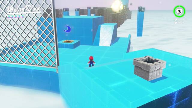 Super Mario Odyssey - Reino Arbolado - Energilunas 76 y 75 - Energiluna 75