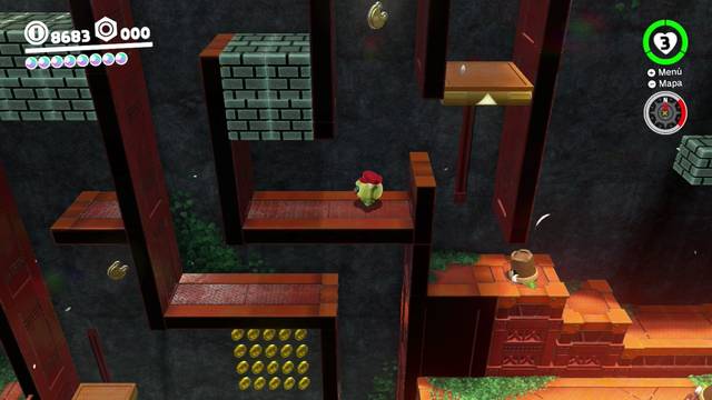 Super Mario Odyssey - Reino Arbolado - Energiluna 66 - Esquirlas de Energiluna