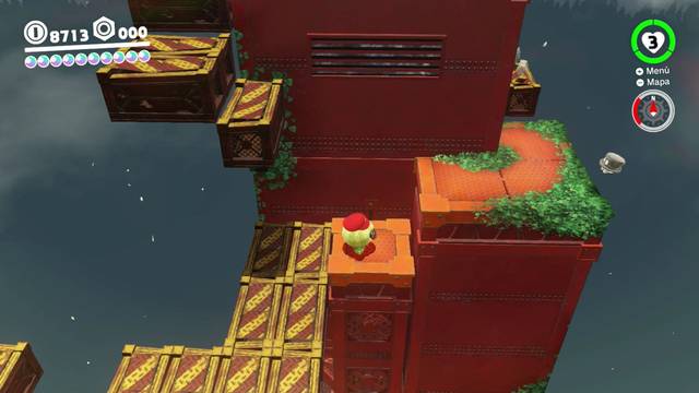 Super Mario Odyssey - Reino Arbolado - Energiluna 70 - Torre exterior