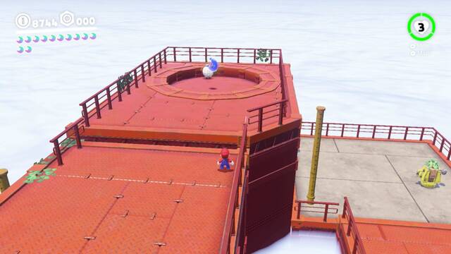 Super Mario Odyssey - Reino Arbolado - Energilunas 73 y 74 - Energiluna 73