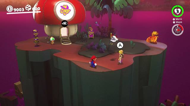 Super Mario Odyssey - Reino Perdido - Energiluna 25 - Princesa Peach