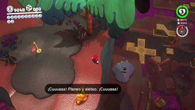 Super Mario Odyssey - Reino Perdido - Energilunas 34 y 35 - Entrada a la prueba