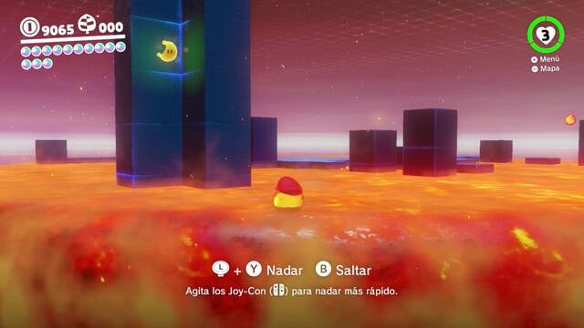 Super Mario Odyssey - Reino Perdido - Energilunas 34 y 35 - Energiluna 35