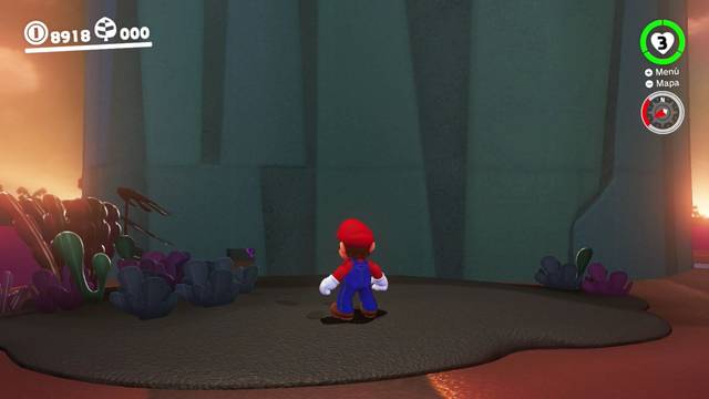 Super Mario Odyssey - Reino Perdido - Monedas moradas Camino de la montaña - Monedas moradas 44 46