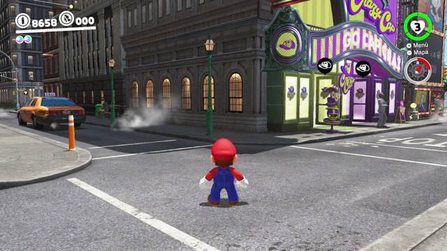 Super Mario Odyssey - Reino Urbano - Energiluna 26 - Banco