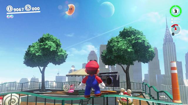 Reino Urbano en Super Mario Odyssey: Energilunas y secretos