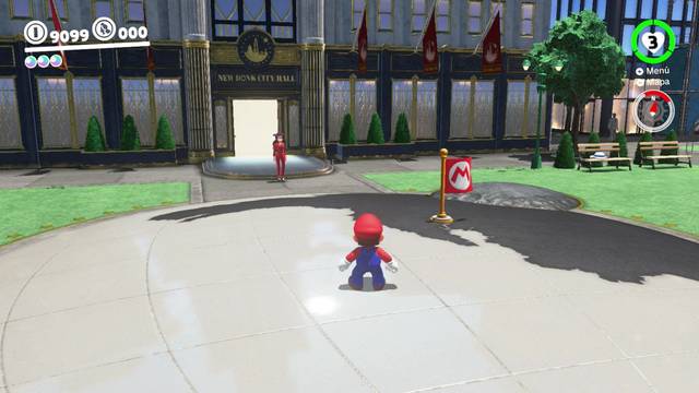 Super Mario Odyssey - Reino Urbano - Energiluna 57 - Alcaldesa Pauline