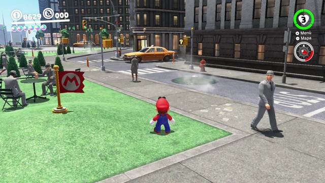 Super Mario Odyssey - Reino Urbano - Energiluna 63 - Entrada a la alcantarilla