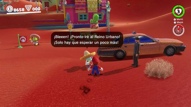 Super Mario Odyssey - Reino Urbano - Energiluna 52 - Taxista